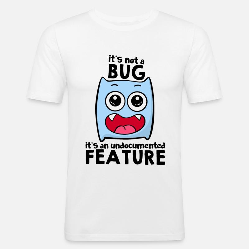 Programmierer - Männer Slim Fit T-Shirt - Weiß