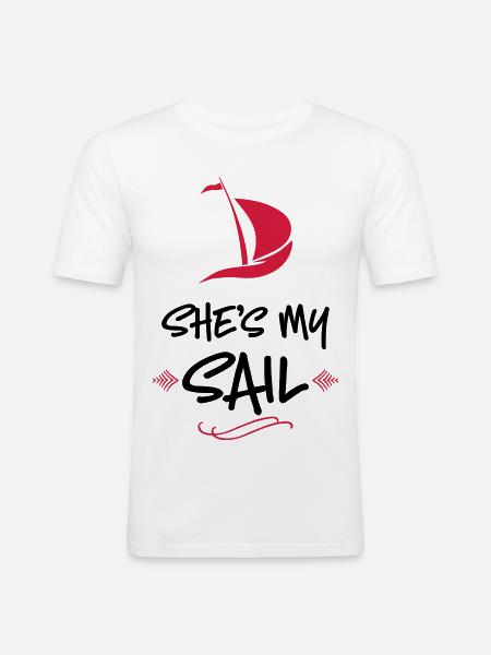 mariage - T-shirt près du corps Homme - blanc