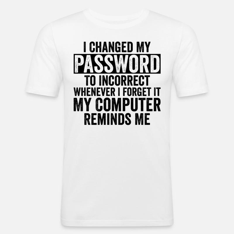 Cybersecurity Computer Security Cybersecurity - Men's Slim Fit T-Shirt - white