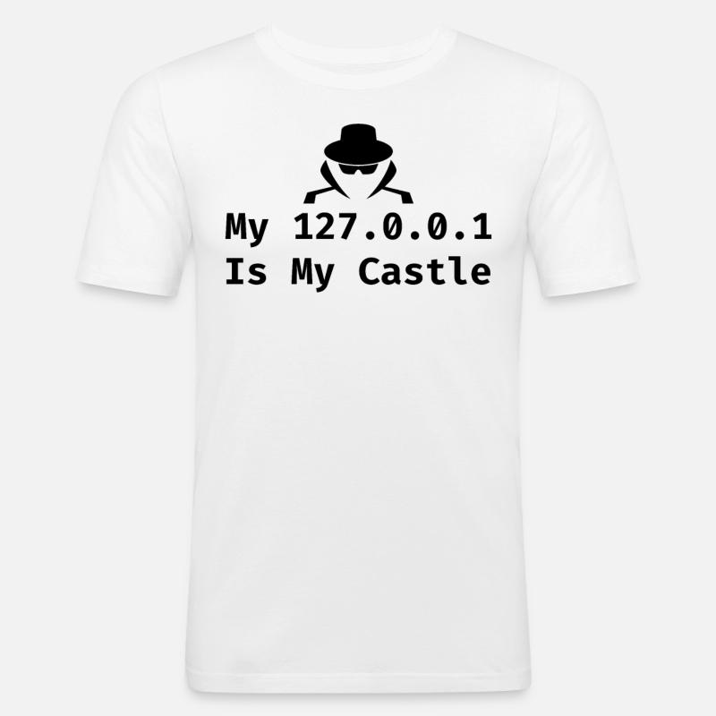 Cybersecurity Computer Security Cybersecurity - Men's Slim Fit T-Shirt - white