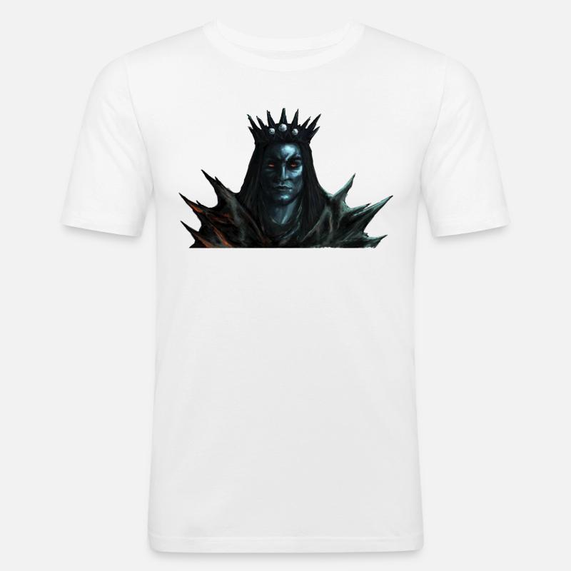 Morgoth Melkor - Männer Slim Fit T-Shirt - Weiß