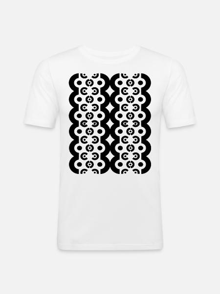 New Design - Men's Slim Fit T-Shirt - white