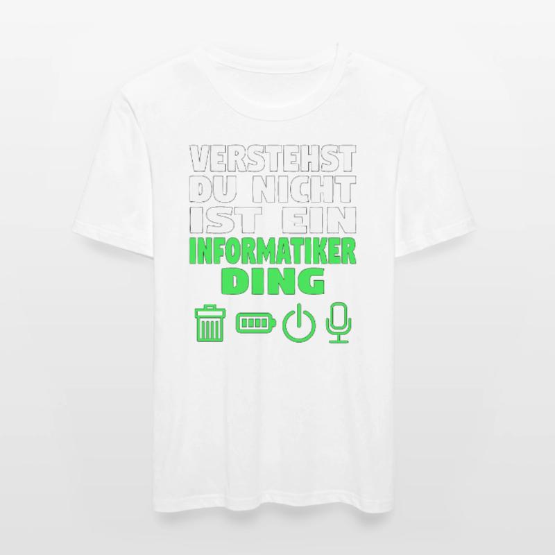 Informatik Computer Programmierer Entwickler Coder Männer Slim Fit T-Shirt