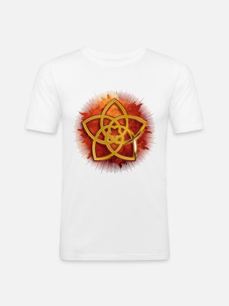Venusblume - Men's Slim Fit T-Shirt - white