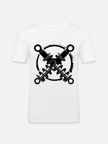 Workshop - Screwdriver Screwdriver Hobbyist - Men's Slim Fit T-Shirt - white