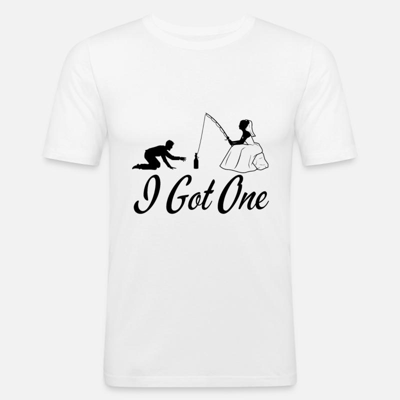 I Got One Braut - Männer Slim Fit T-Shirt - Weiß
