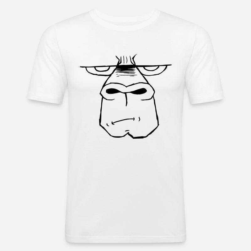 Ape - Männer Slim Fit T-Shirt - Weiß