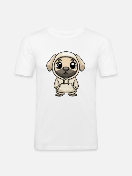 Kangal Dog Funny - Men's Slim Fit T-Shirt - white