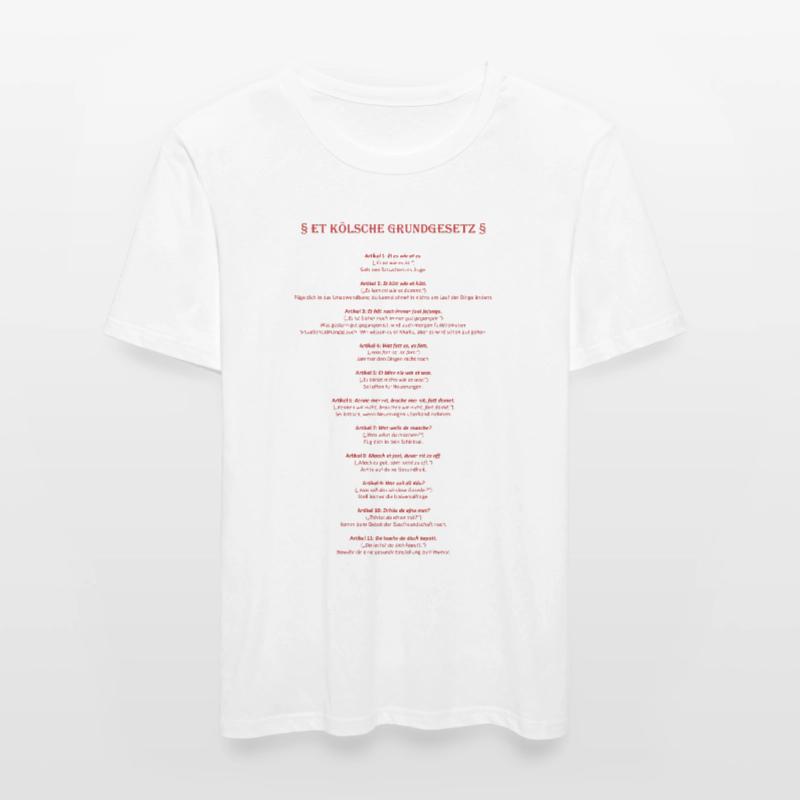 Et Kölsche Basic Law - Et Kölsche Basic Law Men's Slim Fit T-Shirt