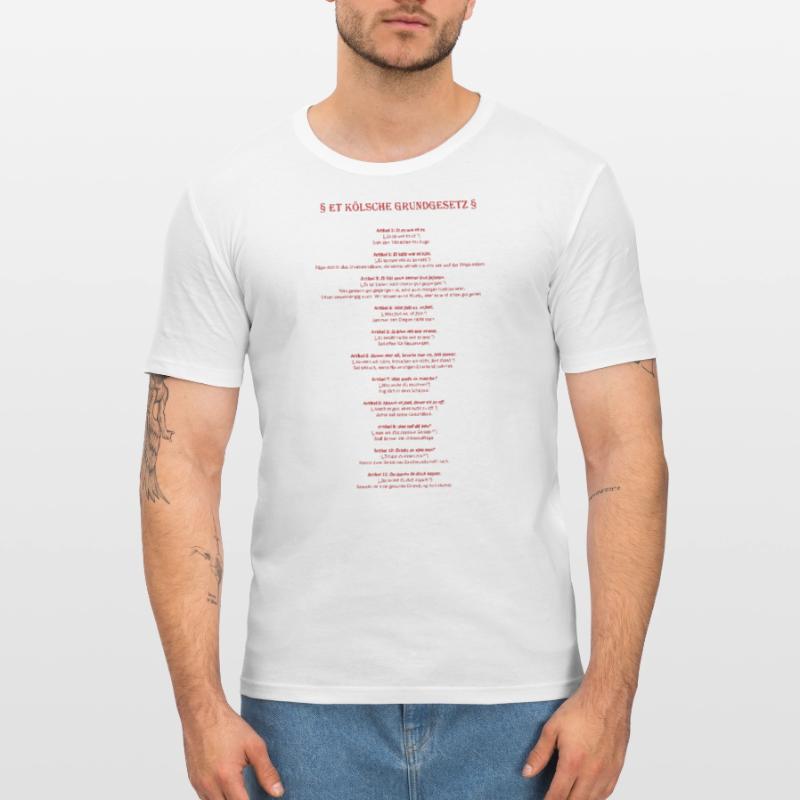 Et Kölsche Basic Law - Et Kölsche Basic Law Men's Slim Fit T-Shirt
