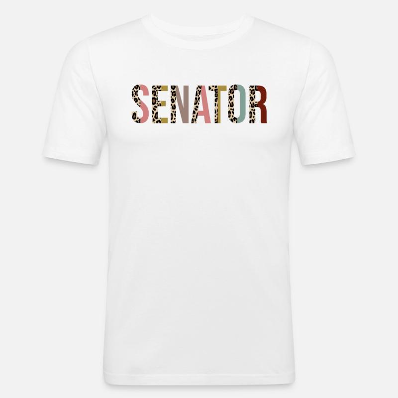 Senator - Männer Slim Fit T-Shirt - Weiß