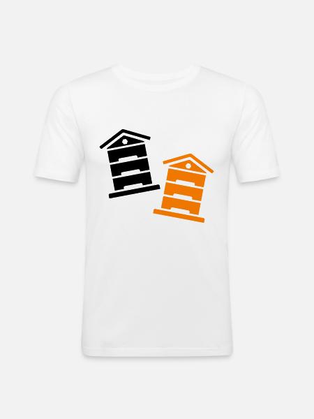 Honey Beekeeper - Men's Slim Fit T-Shirt - white