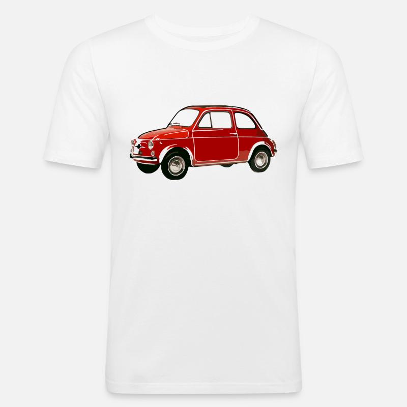 500 - Männer Slim Fit T-Shirt - Weiß