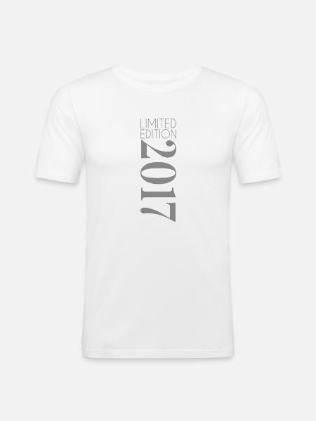 Limited Edition 2017 - Männer Slim Fit T-Shirt - Weiß