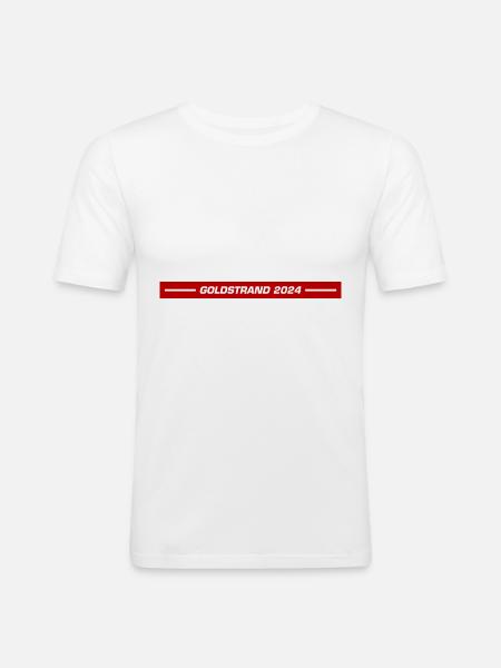 Sables d’or 2024 - T-shirt près du corps Homme - blanc