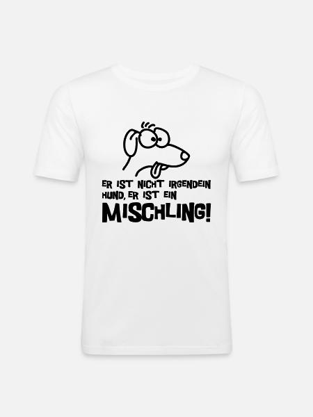 Mongrel - Men's Slim Fit T-Shirt - white