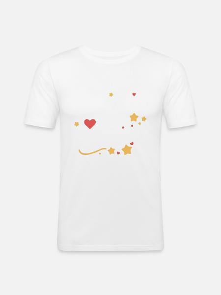 Freundschafts-erntedankfest, Dankbare Freunde - Männer Slim Fit T-Shirt - Weiß