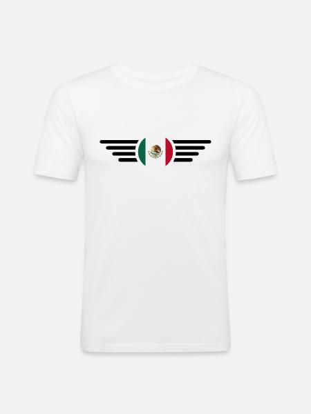 Mexico Style Design T-Shirt - Men's Slim Fit T-Shirt - white