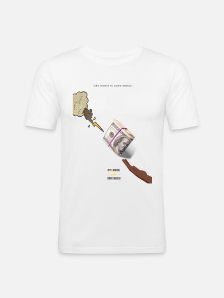 M A M - T-shirt près du corps Homme - blanc