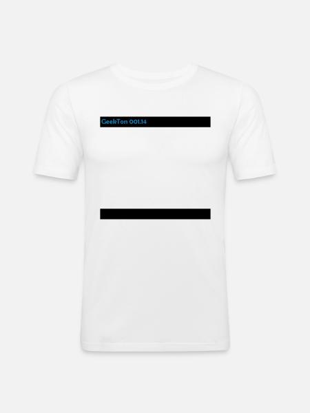 (14_99pourcent) - T-shirt près du corps Homme - blanc