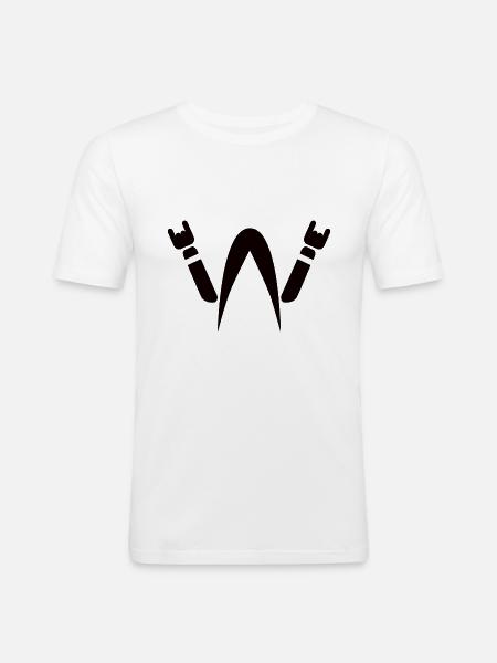 Heavy Metal - Headbanger - Metal Head - Men's Slim Fit T-Shirt - white