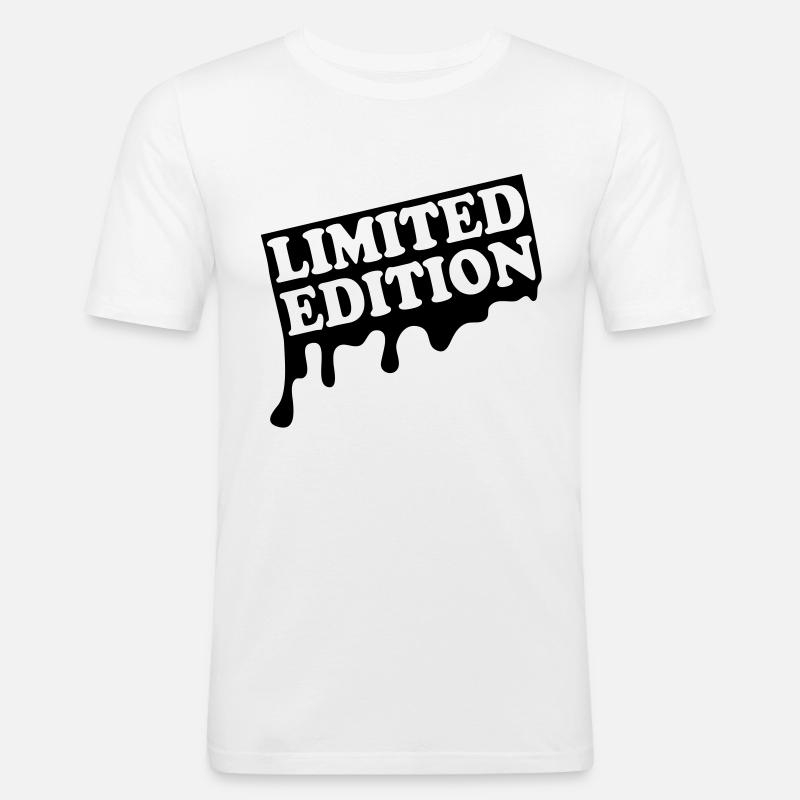 limited edition graffiti 2ke - Männer Slim Fit T-Shirt - Weiß