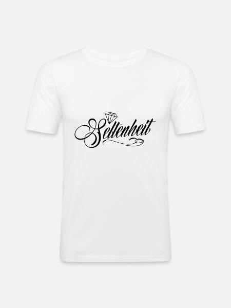Seltenheit Diamant - Männer Slim Fit T-Shirt - Weiß