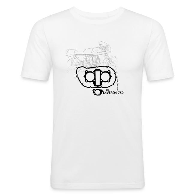 design T shirt L4VERD4 750 Black and White