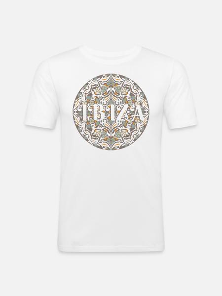 Ibossim v05 - Men's Slim Fit T-Shirt - white