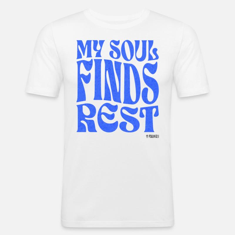Christianity Christian Bible Verse - Men's Slim Fit T-Shirt - white