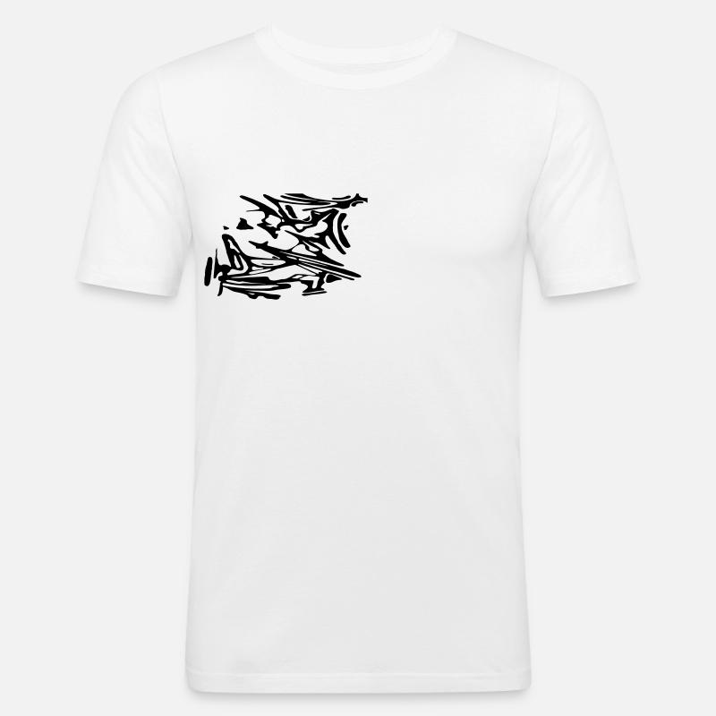project1 - Männer Slim Fit T-Shirt - Weiß