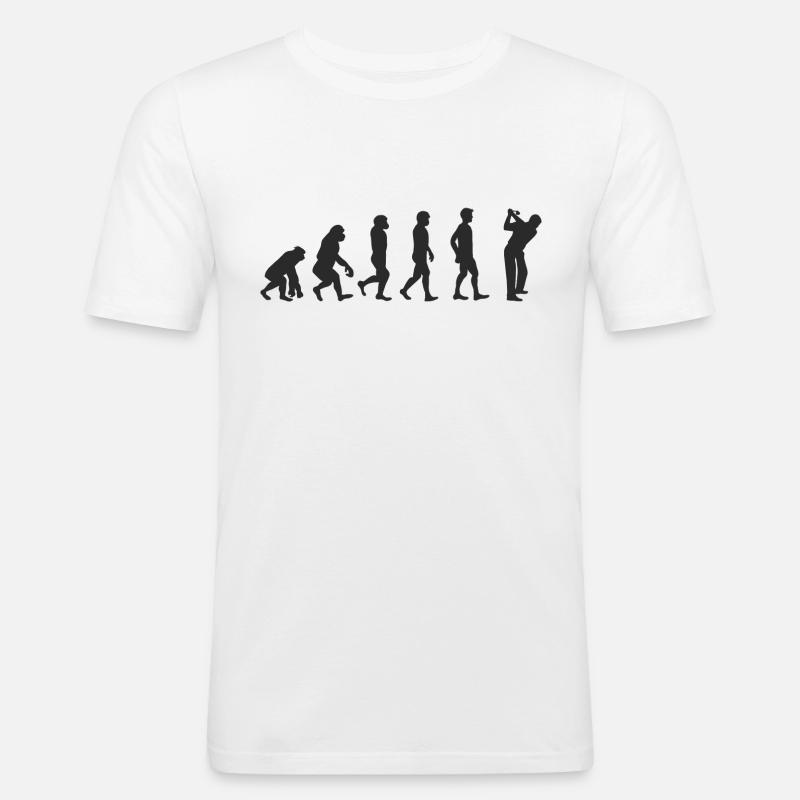 Evolution Golf - Men's Slim Fit T-Shirt - white
