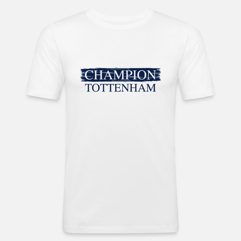 Champion Tottenham - Männer Slim Fit T-Shirt - Weiß