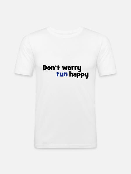course - T-shirt près du corps Homme - blanc