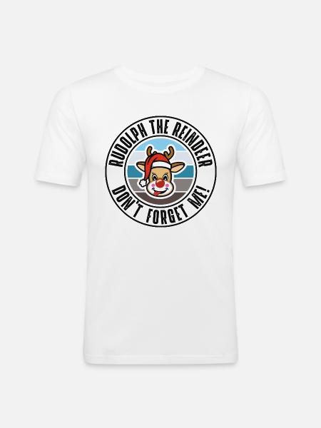 Rudolph - T-shirt près du corps Homme - blanc