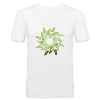 Berg - T-shirt près du corps Homme - blanc - Devant - Nik (191cm)