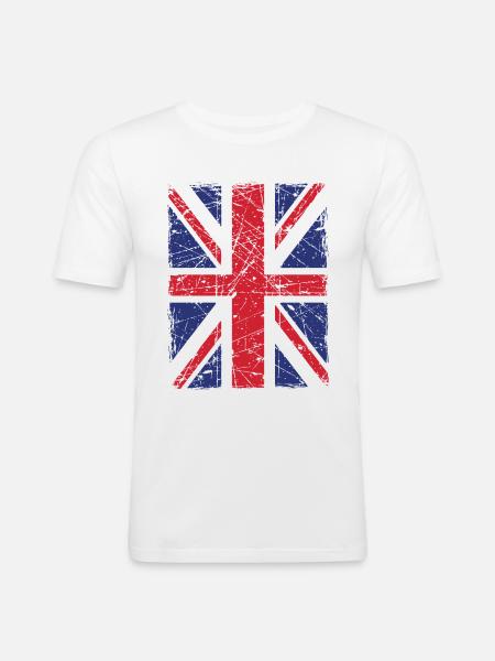 Union Jack - Men's Slim Fit T-Shirt - white