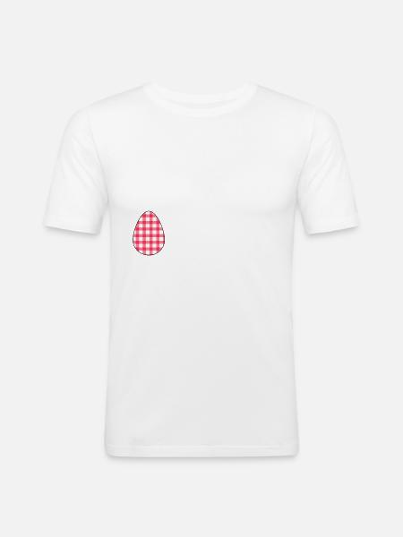 landei (white) - Männer Slim Fit T-Shirt - Weiß