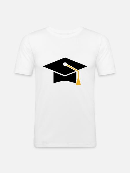 Doktorhut - Men's Slim Fit T-Shirt - white