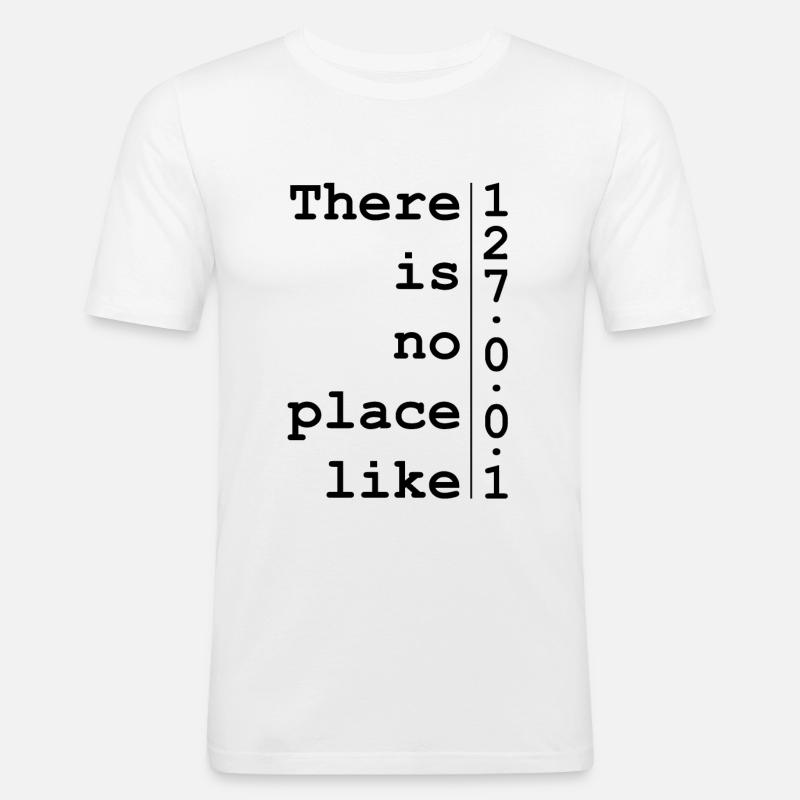 Developer computer scientist - Men's Slim Fit T-Shirt - white