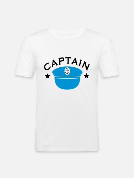 Kapitän - Men's Slim Fit T-Shirt - white