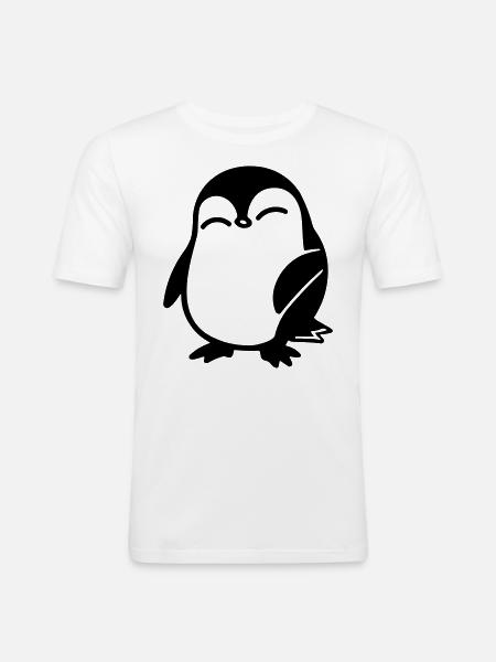 Penguin - Men's Slim Fit T-Shirt - white