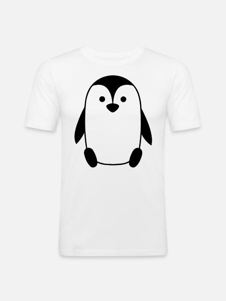 Penguin - Men's Slim Fit T-Shirt - white