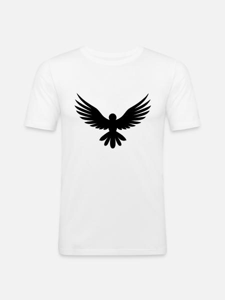 hawk - Men's Slim Fit T-Shirt - white