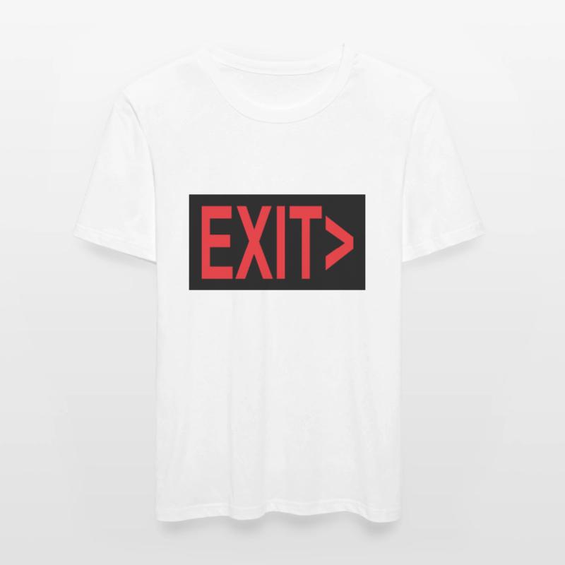 Exit / Exit / Emergency Exit Men's Slim Fit T-Shirt