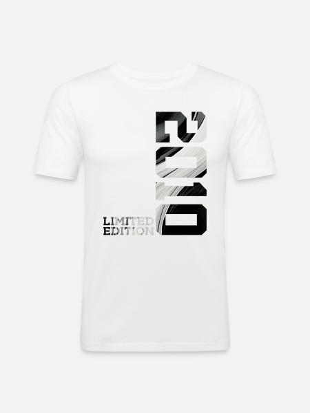 16TH BIRTHDAY LIMITED EDITION 2010 - Men's Slim Fit T-Shirt - white