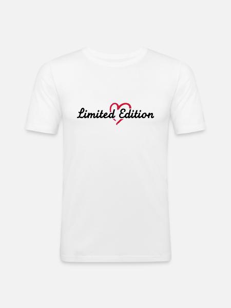 Limited Edition - T-shirt près du corps Homme - blanc