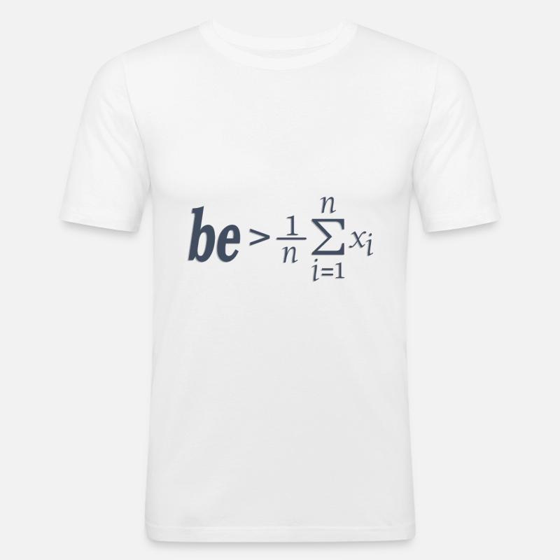 Statik - Männer Slim Fit T-Shirt - Weiß