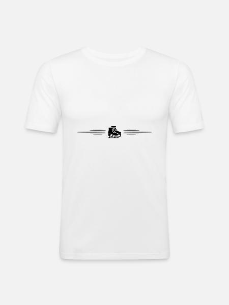 Inliner Icon Line - Men's Slim Fit T-Shirt - white