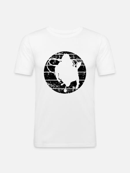 Diver Diving Goggles Diving Knives - Men's Slim Fit T-Shirt - white